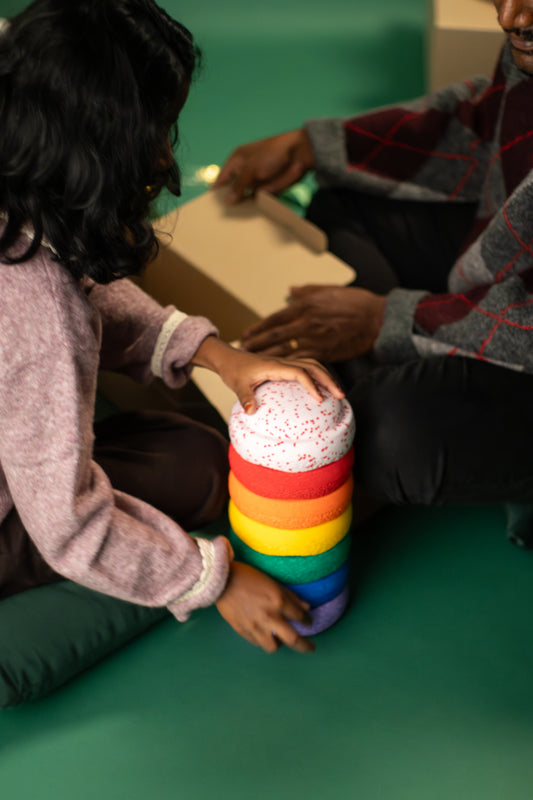 Stapelstein Mini Rainbow rinkinys - papildomas Mini elementas dovanų