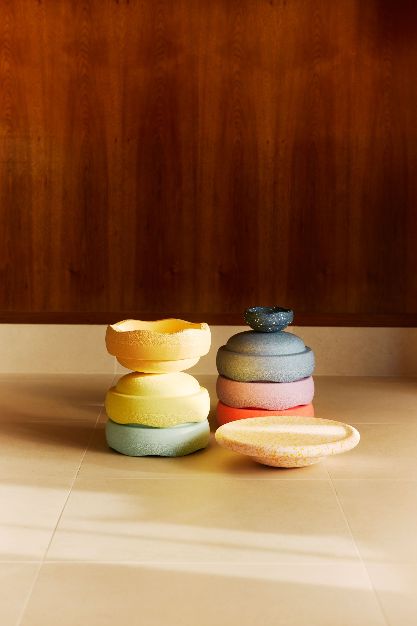 Stapelstein Spring Rainbow rinkinys - Stapelstein Mini dovanu