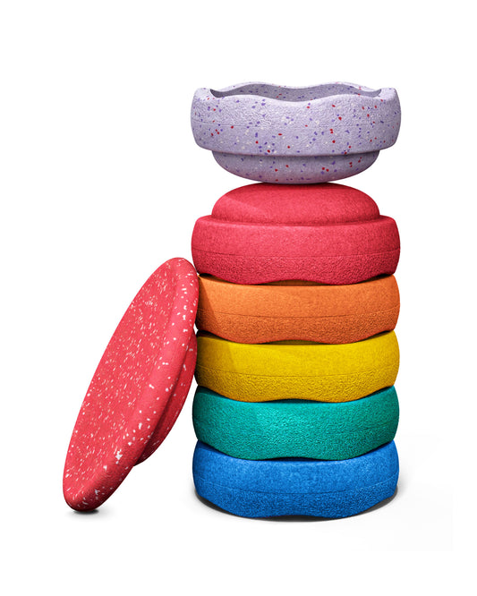 Stapelstein® Winter Special Rainbow rinkinys | Riboto leidimo
