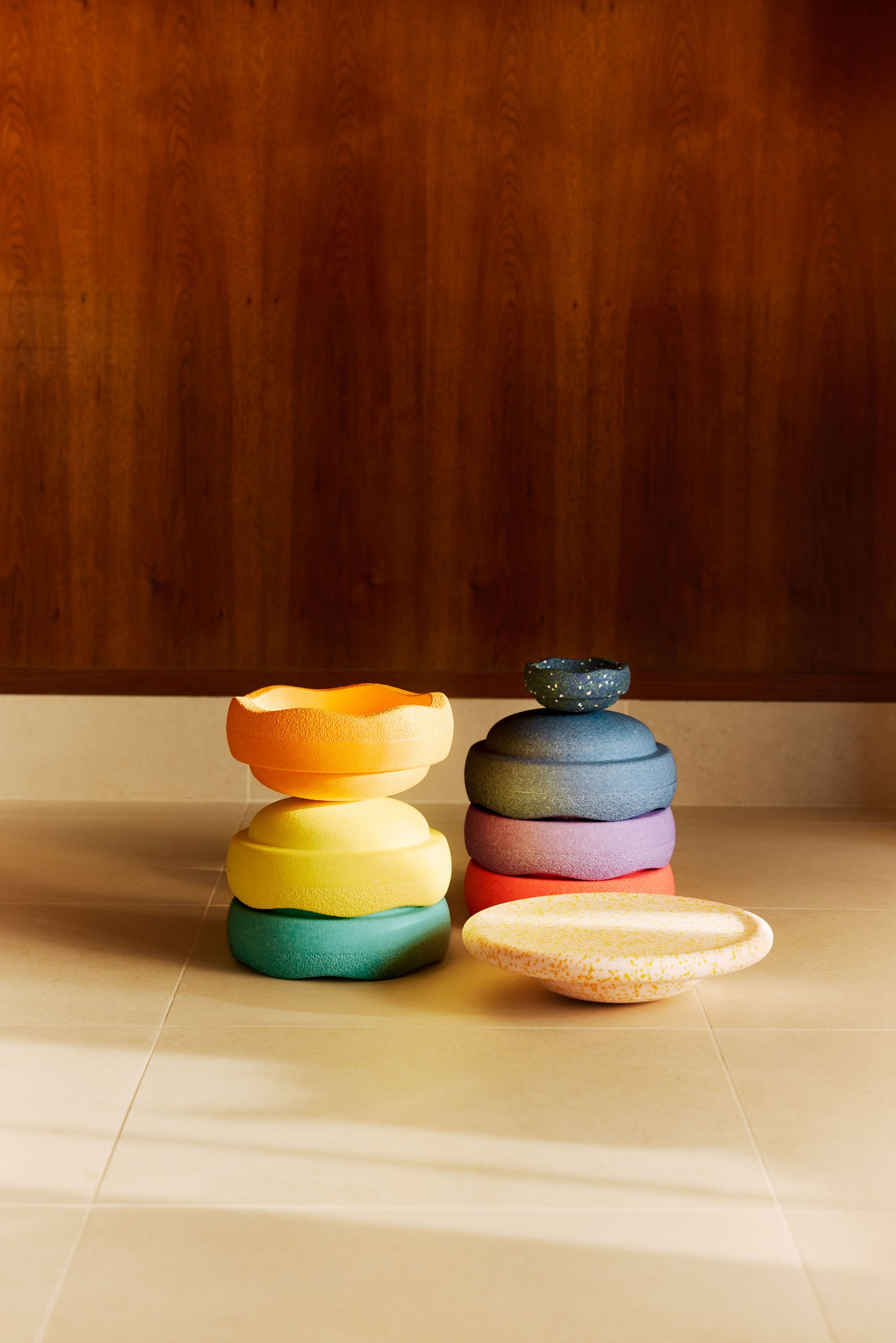 Stapelstein Spring Rainbow rinkinys - Stapelstein Mini dovanu