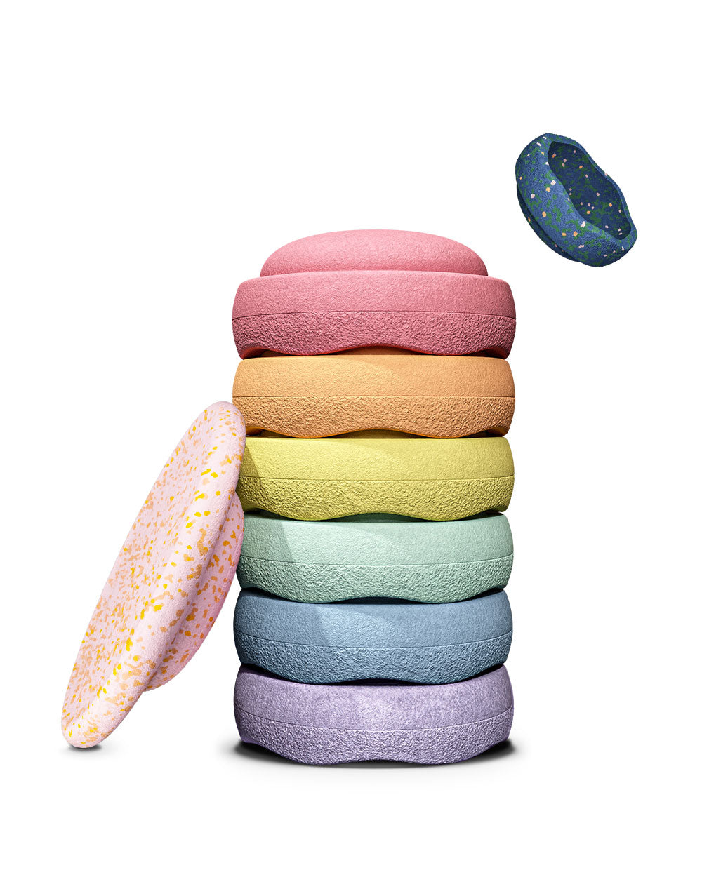 Stapelstein Spring Rainbow rinkinys - Stapelstein Mini dovanu