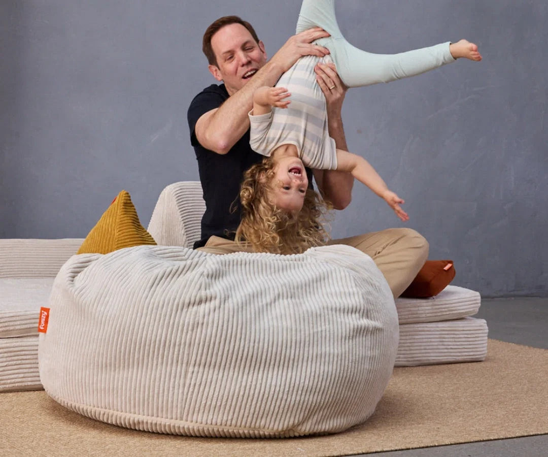 FUNZY Poilsio rinkinys – žaidimų sofa + sėdmaišis vaikams